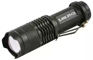 Фото товара Фонарик (525) 8468-XPE+COB, ЗУ mircoUSB, встроенный аккумулятор, zoom, Box