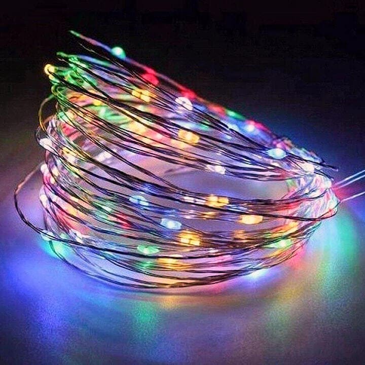 Гірлянда на батарейках 10м, RGB - зображення 6