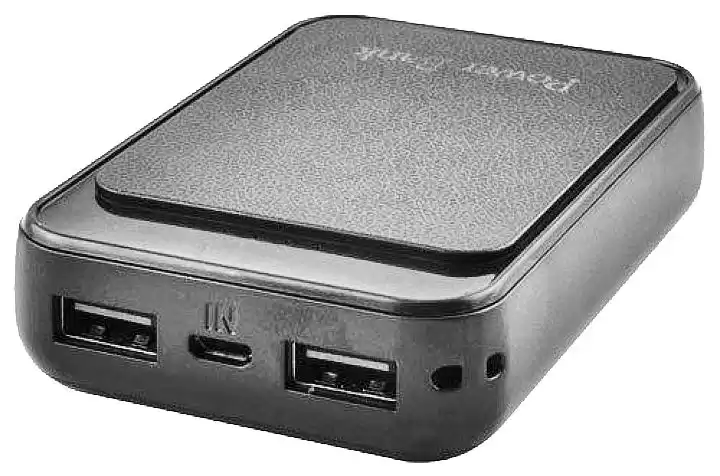 Power Bank Bank JS-169 UNIVERSAL 10000 mAh 2шт. USB 1 A та 2 A, Micro USB+ 1Type-C цифровий дісплей - зображення 5