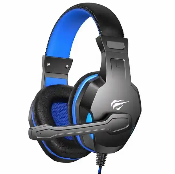 Навушники HAVIT HV-H763d, чорно-сині, з мікрофоном - зображення 5