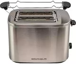 Фото товара Тостер Grunhelm GTR016 750W (метал), для приготовления тостов из хлеба