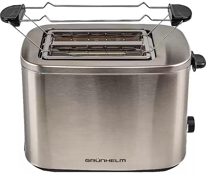Тостер Grunhelm GTR016 750W (метал), для приготування тостів з хліба - зображення 5
