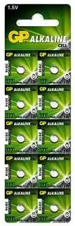 Фото товара Батарейка AG4 GP 1.5 V, щелочная, бл. 10/1, аналоги: LR626, LR66, 177, 376, 377, SR626, SR626SW, SG4, L626, SR66