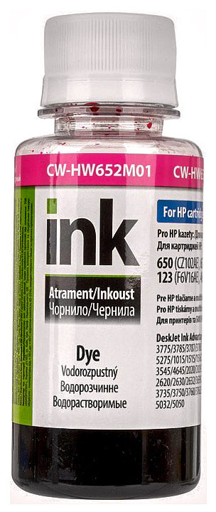 Чорнило CW-CW521 Magenta ColorWay 100 г, для принтерів Canon, універсальне - зображення 1