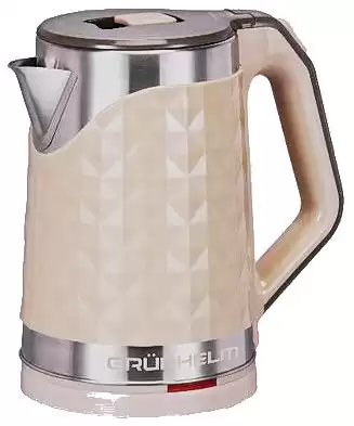 Електрочайник GRUNHELM ЕКS-1859SD, бежевый, diamond, 2,0 л, 1800W - зображення 5