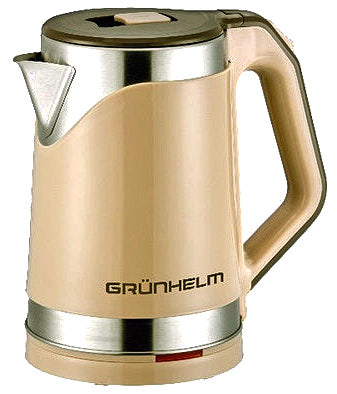 Електрочайник GRUNHELM ЕКS-1857SB, бежевый, 2,0 л, 1800W - зображення 1