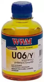 Фото товара Чернила WWM U06/Y YELOW 200 г для принтеров HEWLETTI PACKARD, CANON, LEXMARK, XEROX