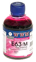 Чорнило WWM E63/M MAGENTA 200 г для принтерів EPSON C67PE/C79/C87/CX4700/4900/5900 - зображення 1