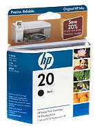 Картриджі HP 20 Black - зображення 1