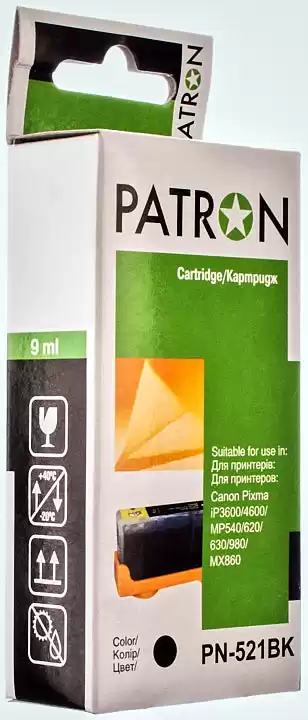 Картриджі CANON PN-521BK, Patron - зображення 5