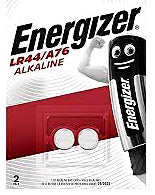 Фото товару Батарейка AG13 Energizer, 1.5 V, лужна, бл. 10/1, аналоги: LR44, A76, 357, SR44, 303, 303A, 357A