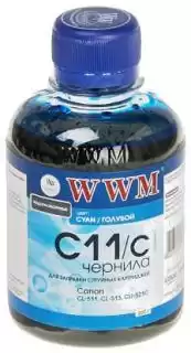 Фото товара Чернила WWM C11/c Cyan, 100г, для принтеров Canon 441, 511, 513, 521, 426