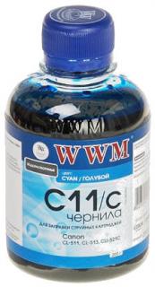 Фото товару Чорнило WWM C11/c Cyan, 100г, для принтерів Canon 441, 511, 513, 521, 426
