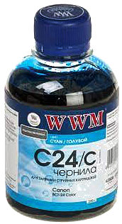 Фото товару Чорнило WWM C24/c Cyan, 200 г, для принтерів Canon