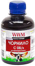 Чорнило WWM C08/b Black 200 г для принтерів Canon - зображення 1