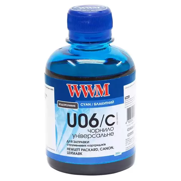Чорнило WWM 12A1980 CYAN 200 г для принтерів LEXMARK - зображення 5