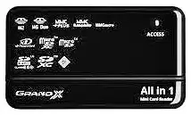 Фото товара Картридер Grand-X CRX05 USB All in 1 SD, MMC, TF, ProDuo, M2