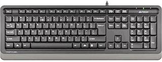 Фото товару Клавіатура дротова A4tech FK10 Grey сіра, для компʼютерів, ноутбуків та телевізорів. USB підключення