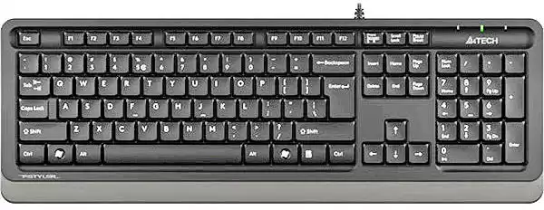 Клавіатура дротова A4tech FK10 Grey сіра, для компʼютерів, ноутбуків та телевізорів. USB підключення - зображення 5