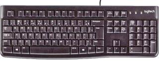 Фото товару Клавіатура Logitech K120 Ukr (920-002643) мембранна, USB, чорна