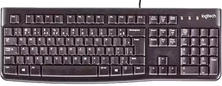 Клавіатура Logitech K120 Ukr (920-002643) мембранна, USB, чорна - зображення 5