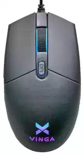 Фото товара Мишь Vinga MSG-100 Black для компьютера, для ноутбука, оптический, 1200 dpi, USB