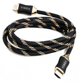 Фото товару Кабель HDMI на HDMI 1.8м v2.0b HDR10 Vinga (VCPHDMI20BPR1.8)