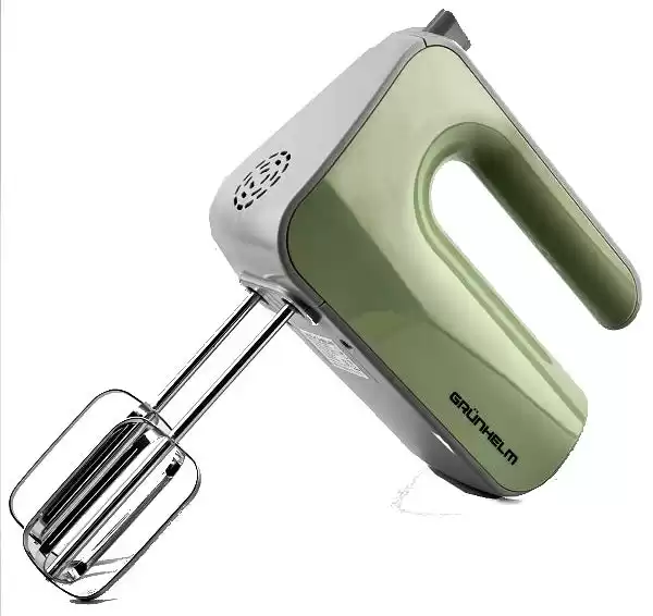 Міксер GRUNHELM GRM628G 400 Вт, (оливковий) вінчики 2шт, гачки 2шт - зображення 5