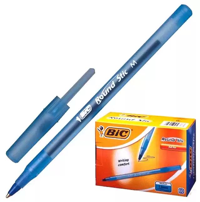 Ручка кулькова синя 1.0 мм BiC Raund Stic (bc921403) - зображення 5