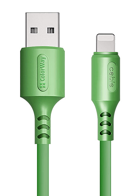 Кабель Havit HV-H610, для iPhon, Lightning на USB Male, 1м, чорний плоский дріт - зображення 6