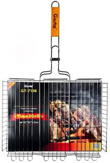 Фото товару Решітка-гриль GUSTO GT-7106 'Time2Grill' з бортом 66*41*31*5,5 см