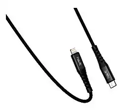 Кабель Lightning на Type-C Havit CB6146 1 м, чорна тканина. Для зарядки мобільних телефонів та смартфонів iPhone (Айфон) - зображення 5