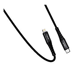 Кабель Lightning на Type-C Havit CB6146 1 м, чорна тканина. Для зарядки мобільних телефонів та смартфонів iPhone (Айфон) - зображення 6
