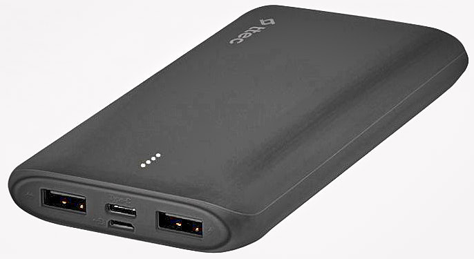 Power Bank 10000mAh, Type-C microUSB 2*USB (2BB163S) PowerSlim Duo TTEC, зовнішній акумулятор USB - зображення 6