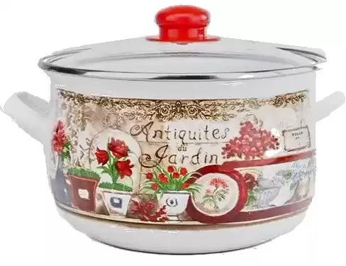 Каструля TM GUSTO Квітковий сад 18 см, 3,1 л - зображення 5