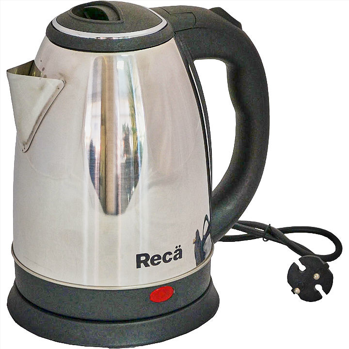 Електрочайник RECA RKS-293SBB (метал) 1,8л, 1500 Вт, дисковий, чорний - зображення 1