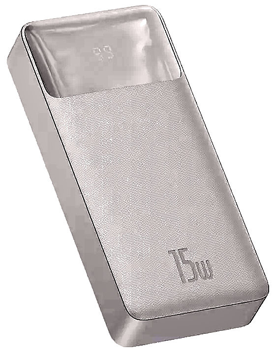 Power Bank BASEUS 20000 mAh 15W 2 шт. USB 1 A та 2 A, Micro USB+ 1Type-C цифровий дісплей - зображення 6