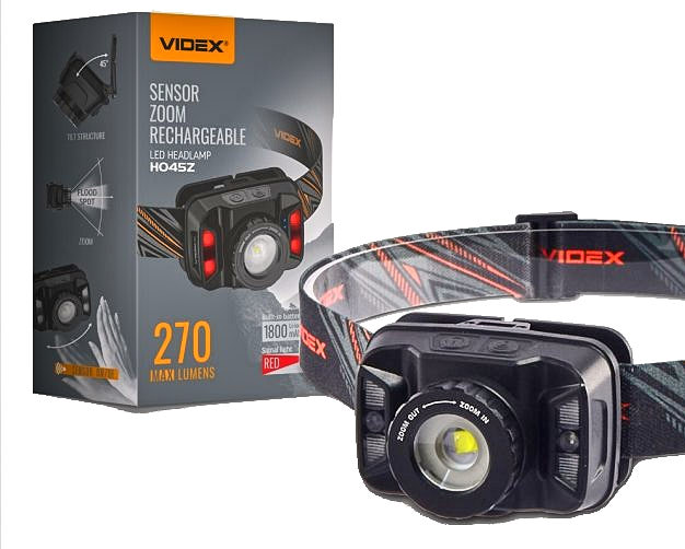 Ліхтар налобний світлодіодний VIDEX VLF-H045Z 270Lm 5000K - зображення 6