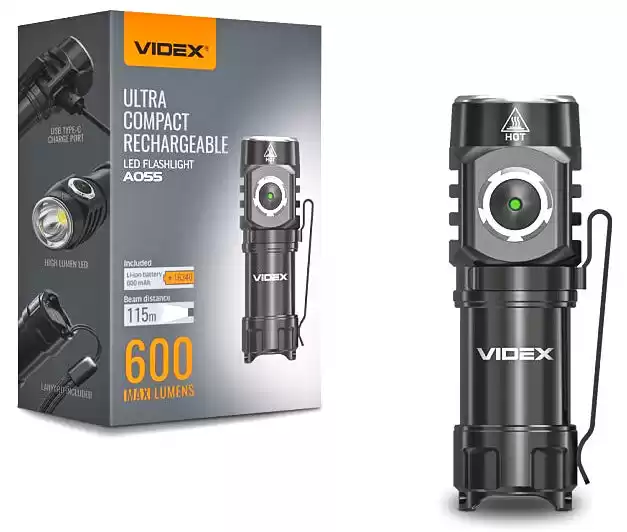 Ліхтар світлодіодний VIDEX VLF-A055 600Lm 5700K - зображення 5