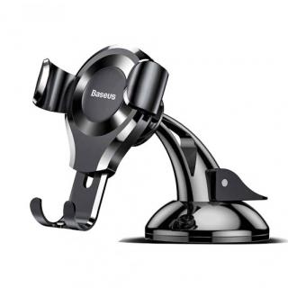 Фото товару Автомобільний тримач для смартфонів BASEUS PREMIUM Osculum Type Gravity Car Mount Black SUYL-XP01