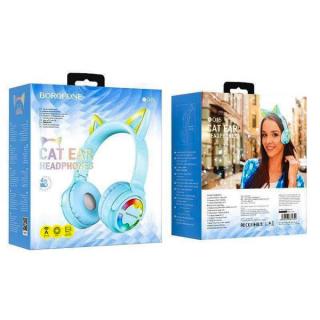 Фото товару Навушники BOROFONE BO15 Cat ear baby blue