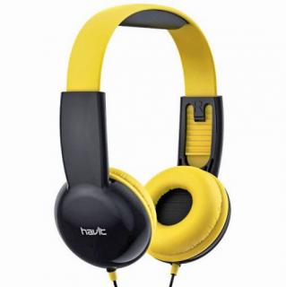 Фото товару Навушники дитячі HAVIT HV-H211d, black (чорно-жовті)
