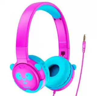 Фото товара Навушники дитячі HOCO W31 Children headphones Panda Rose-Red.