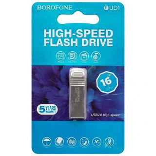 Фото товару Флешка 16 Гб BOROFONE BUD1 Nimble high speed silver