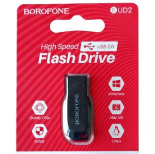 Фото товару Флешка 32 Гб BOROFONE BUD2 Generous high speed black-red
