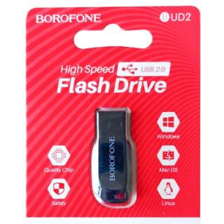 Фото товару Флешка 64 Гб BOROFONE BUD2 Generous high speed чорно-червона