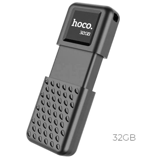 Флешка 32 Гб HOCO UD6 Intelligent U disk matte black - зображення 6