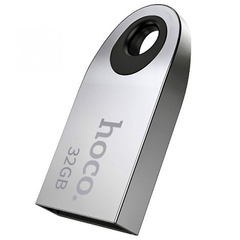 Флешка 32 Гб HOCO UD9 Insightful Smart mini car music USB drive silver - зображення 6