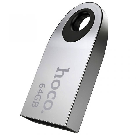 Флешка 64 Гб HOCO UD9 Insightful Smart mini car music USB drive silver - зображення 6