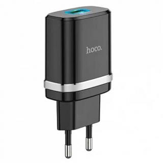 Фото товару Зарядний пристрій HOCO C12Q Smart 1USB/3A/18W/QC3.0 Black